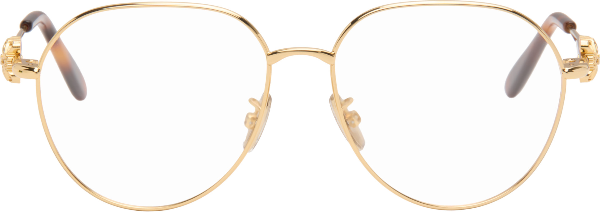 LOEWE - Gold Anagram Glasses