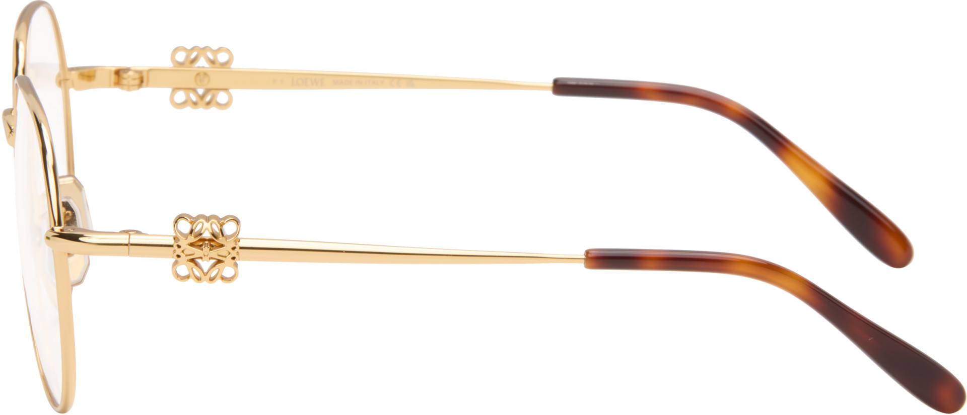LOEWE - Gold Anagram Glasses
