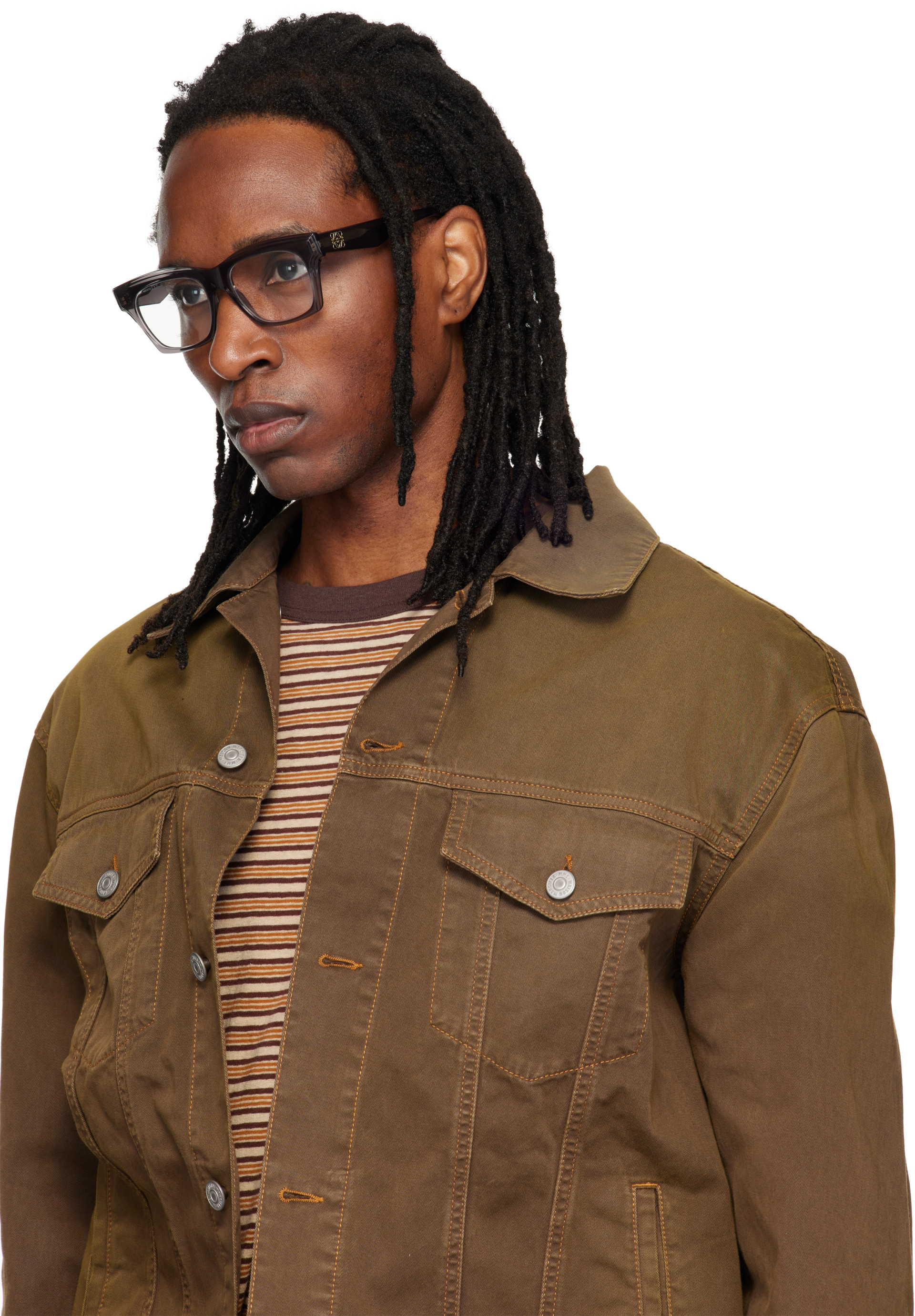 LOEWE - Lunettes grises à anagrammes