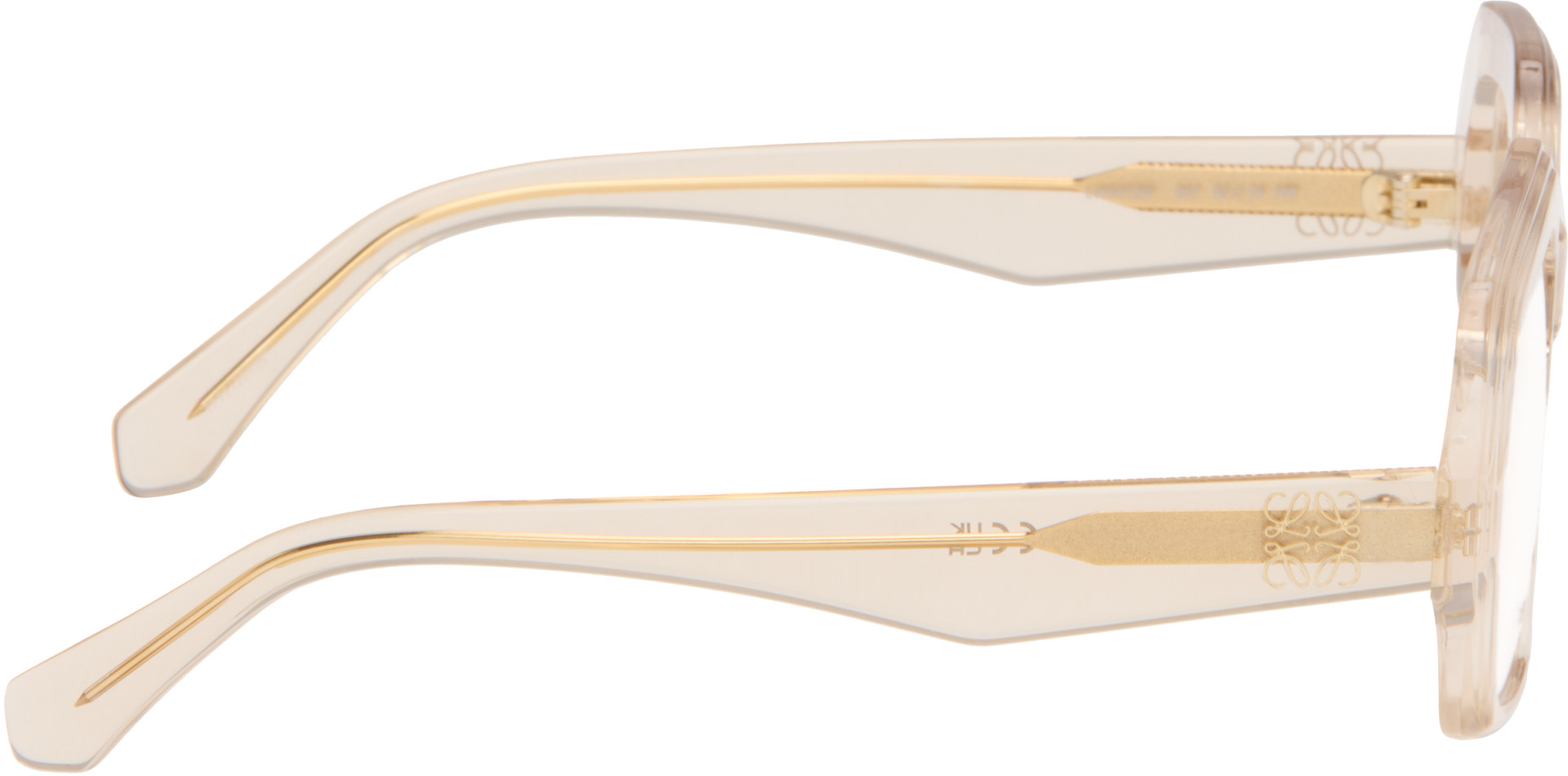 LOEWE - Beige Anagram Glasses