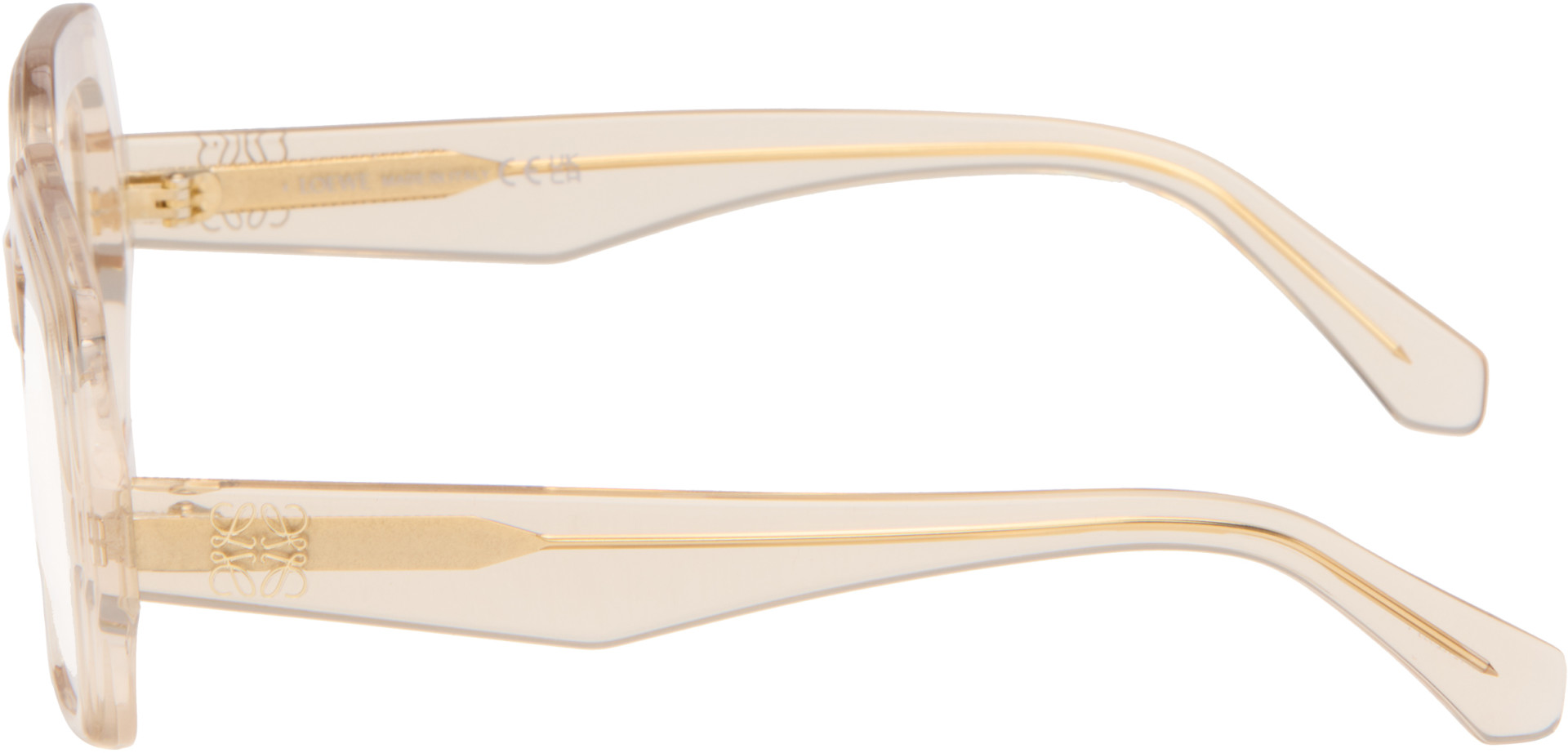 LOEWE - Beige Anagram Glasses