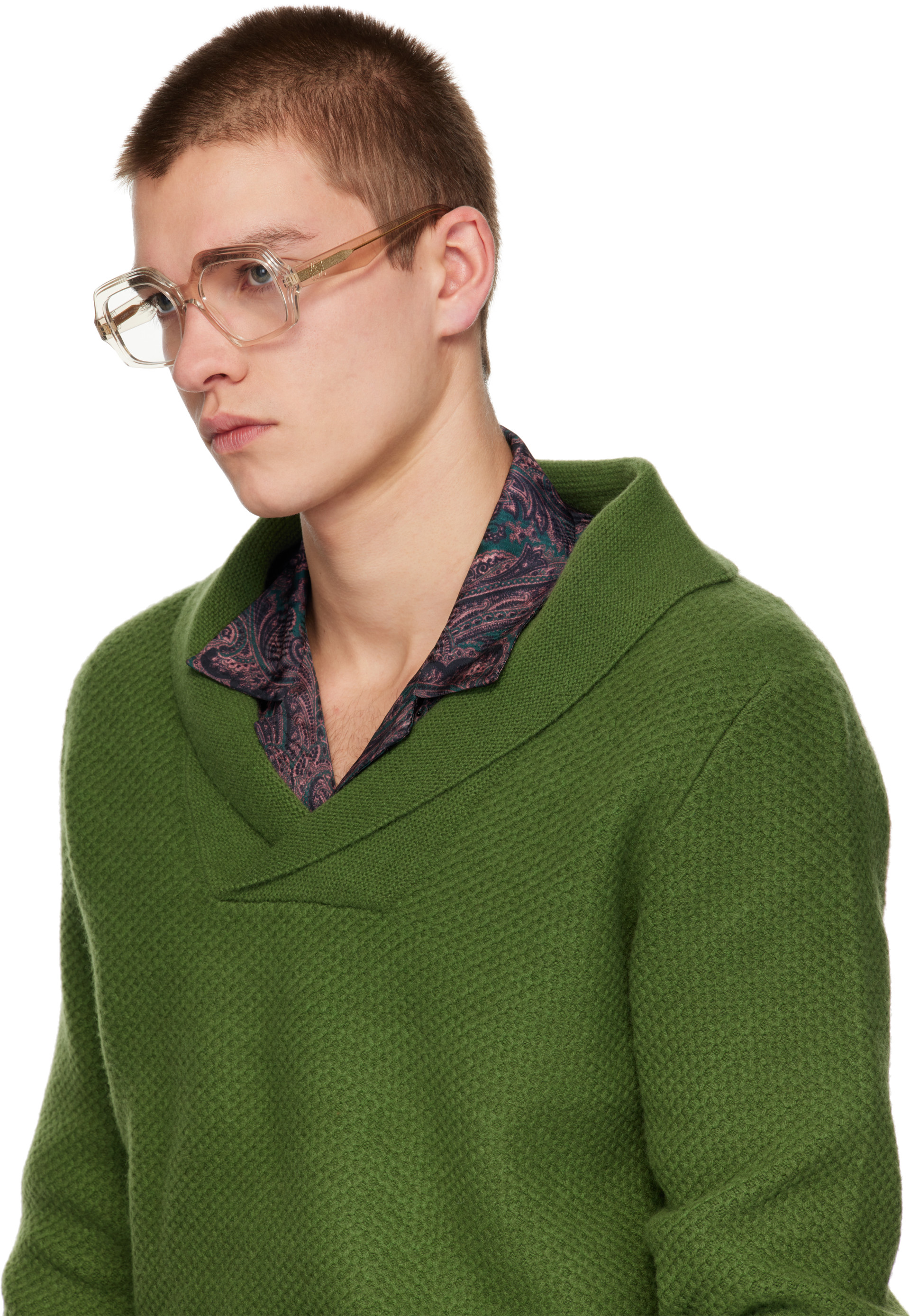 LOEWE - Beige Anagram Glasses