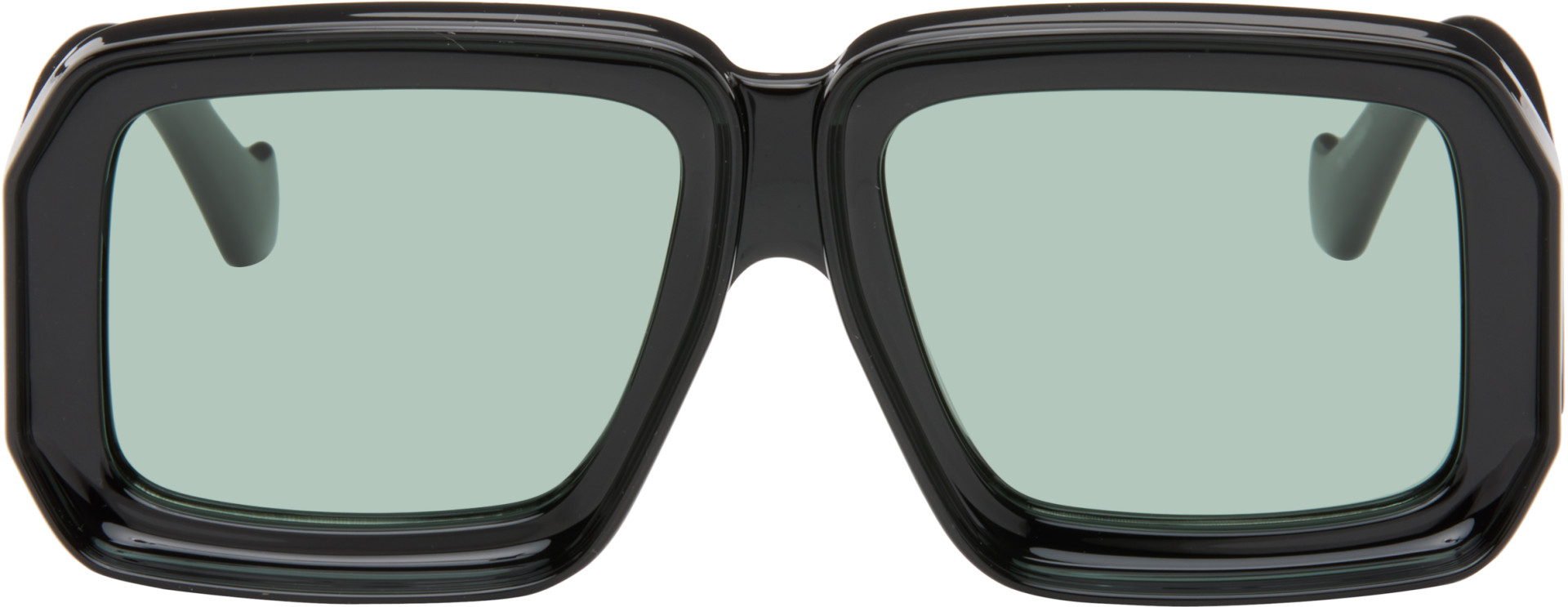 LOEWE: ブラック Signature 'Dive In Mask' サングラス | SSENSE 日本