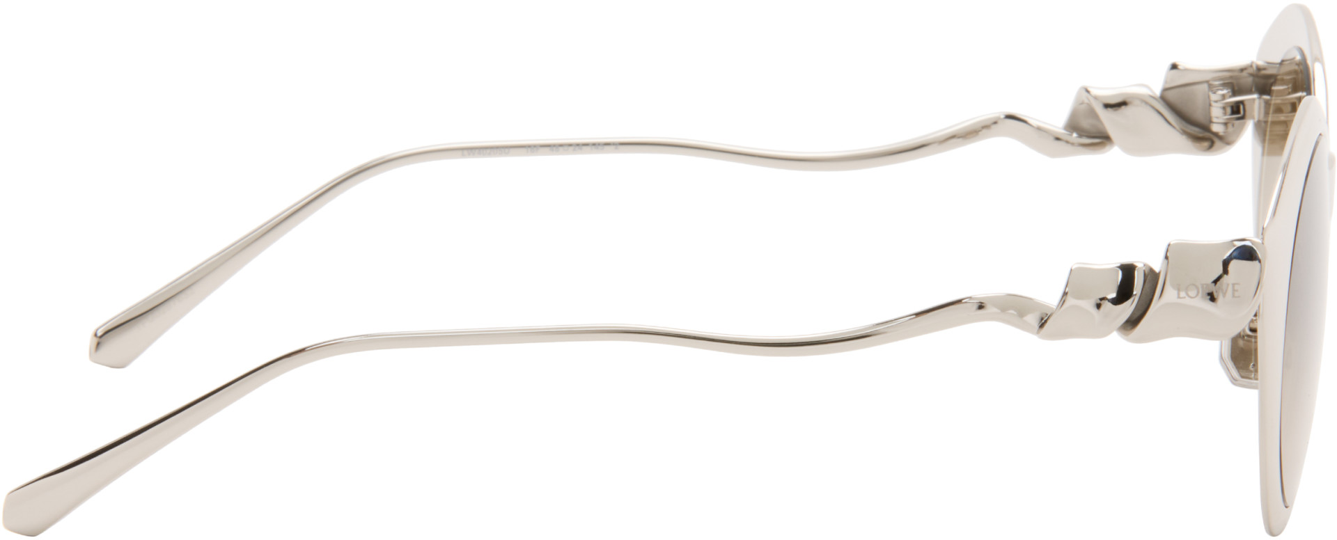 LOEWE - Silver Coil Sunglasses