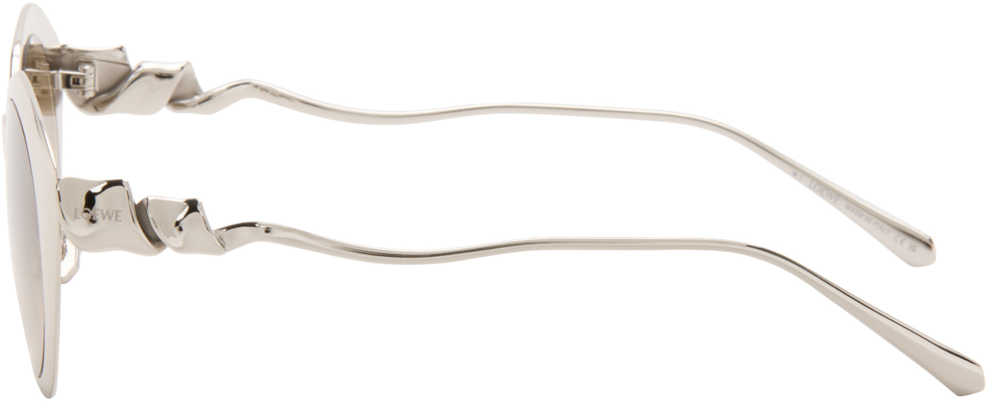 LOEWE - Silver Coil Sunglasses