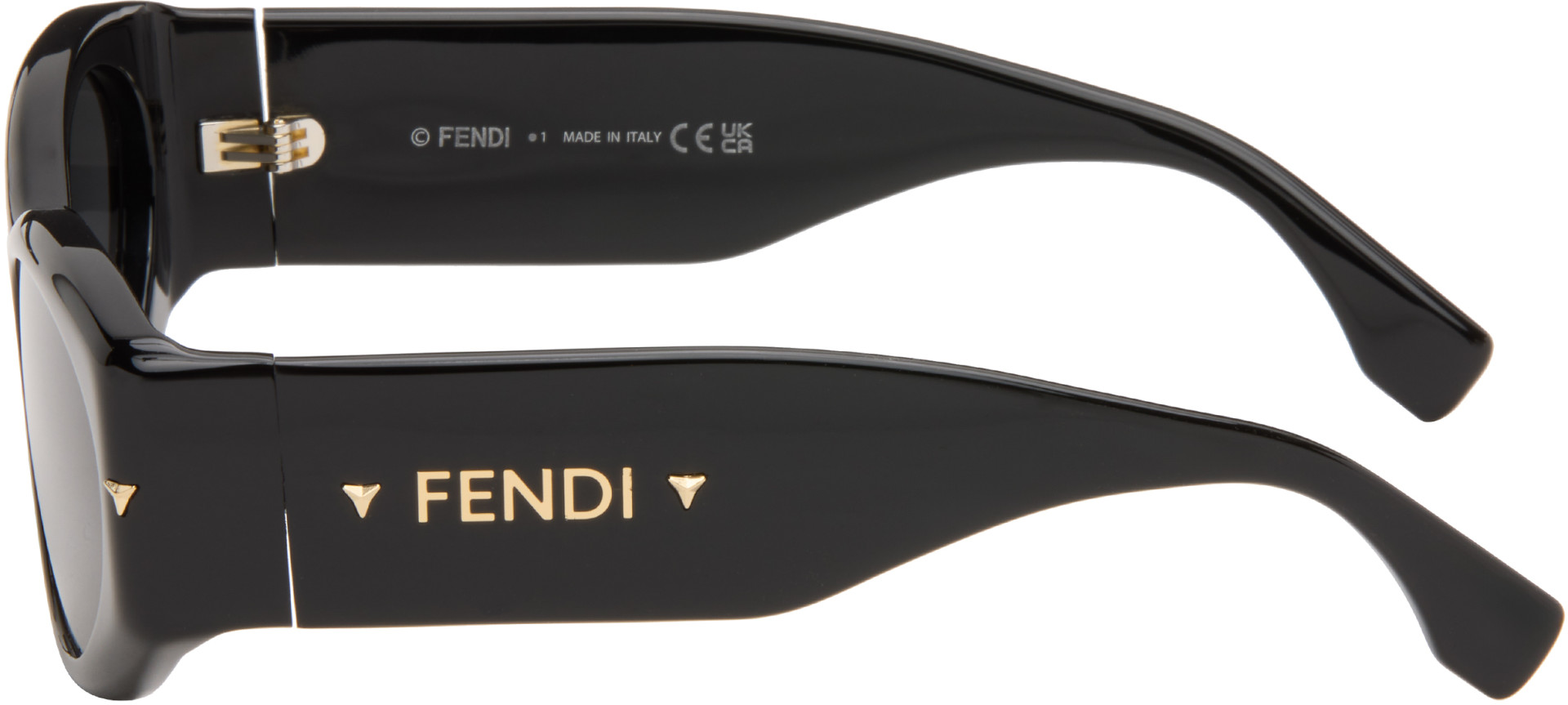 Fendi - Lunettes de soleil Screen noires à logos