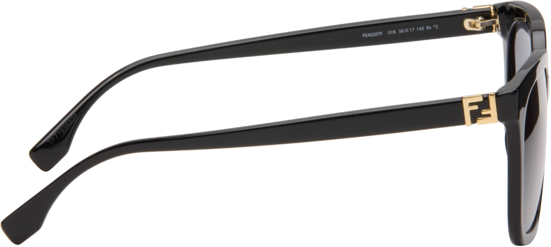 Fendi - Lunettes de soleil carrées noires