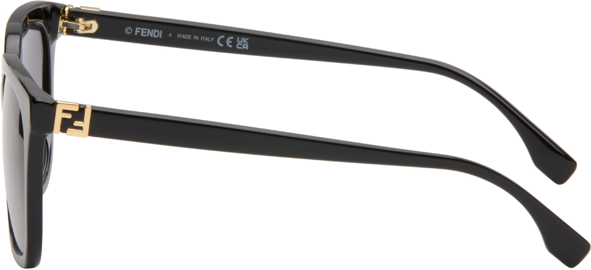 Fendi - Lunettes de soleil carrées noires