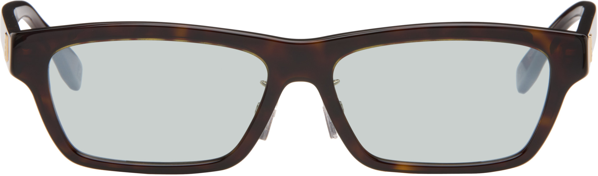 Fendi - Tortoiseshell Squared FF Sunglasses