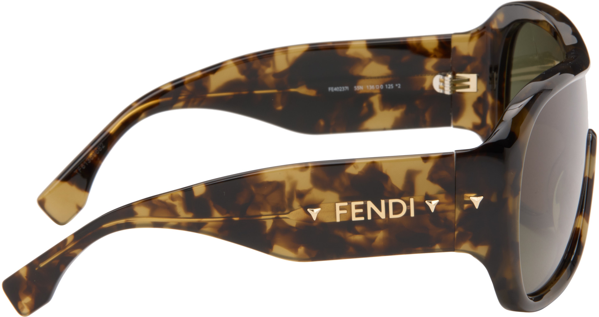 Fendi - Lunettes de soleil Screen brunes
