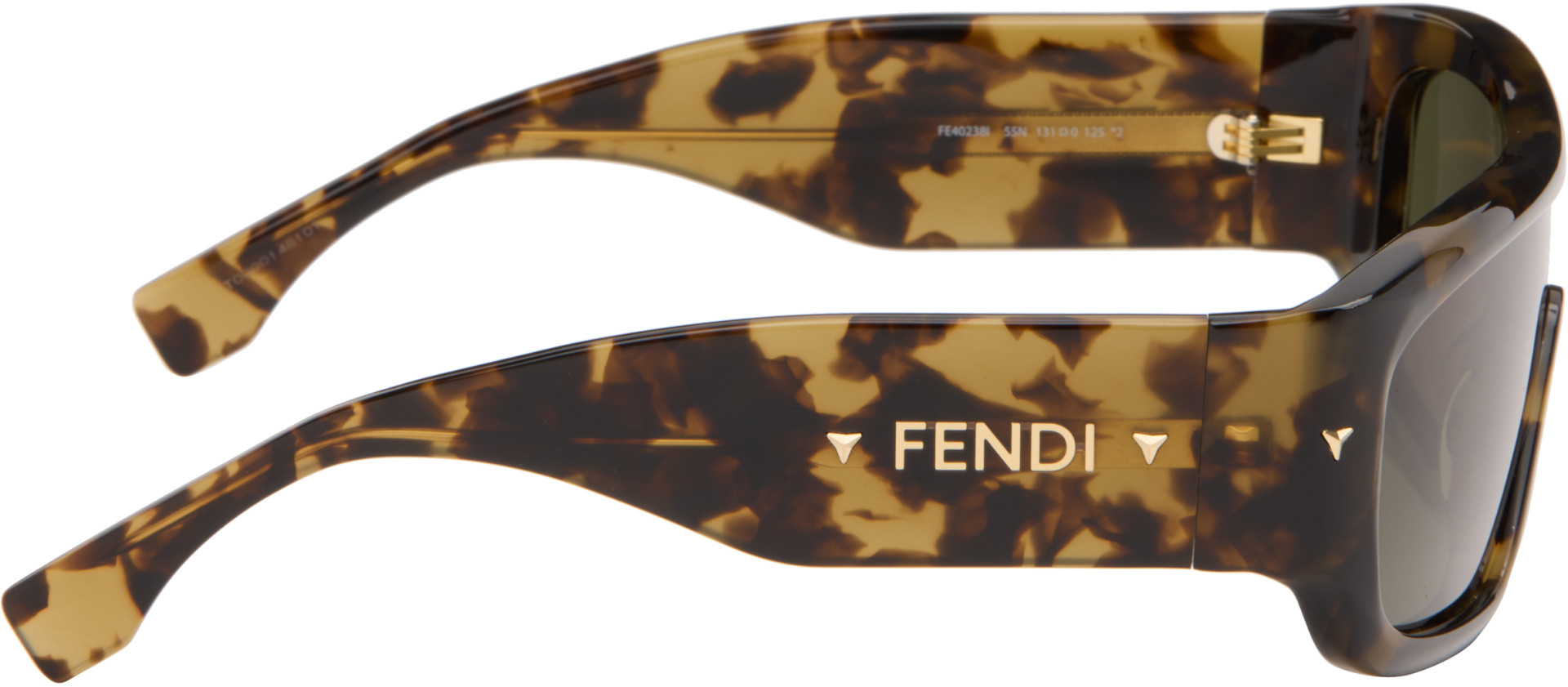 Fendi - Tortoiseshell Screen Sunglasses