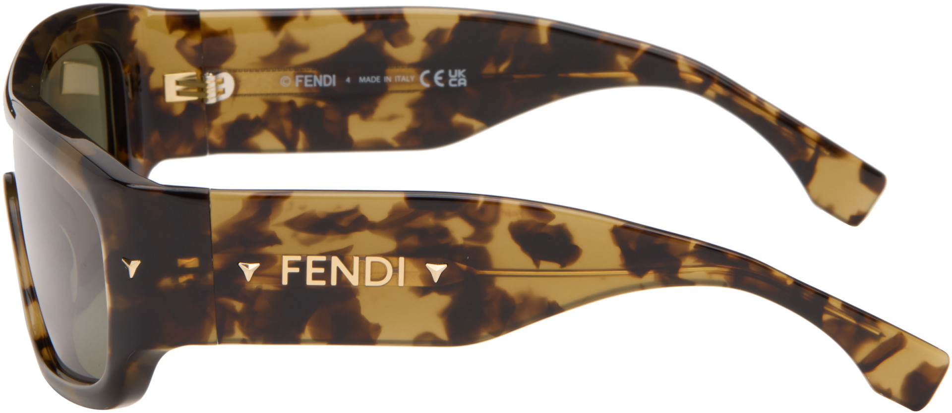 Fendi - Tortoiseshell Screen Sunglasses