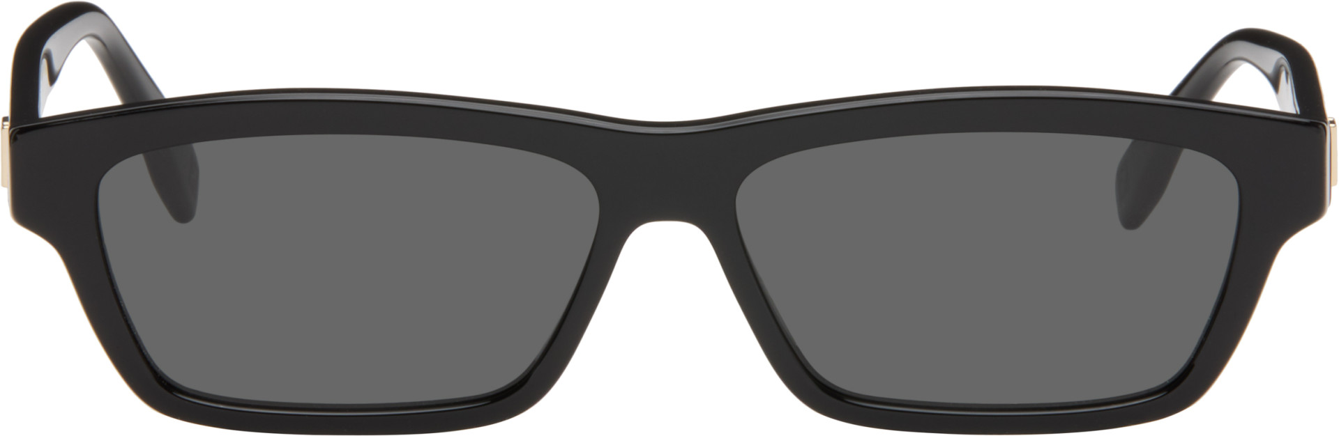 Fendi - Black 'FF' Squared Sunglasses