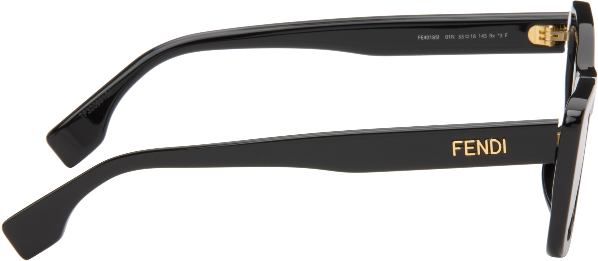 Fendi - Black Lettering Sunglasses