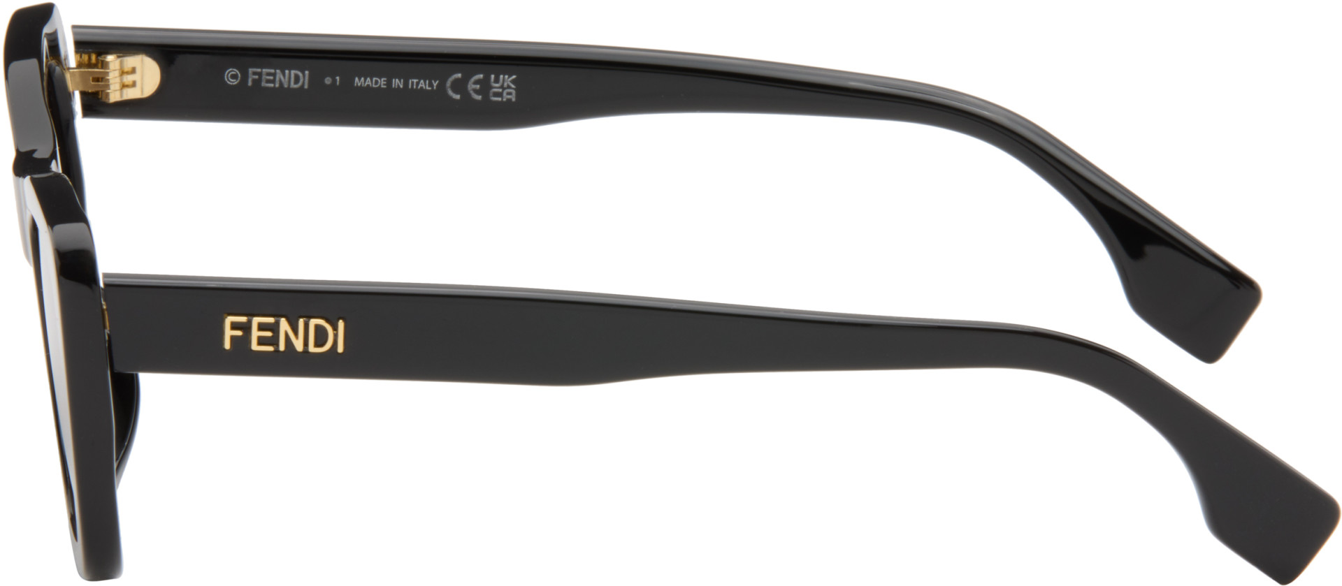 Fendi - Black Lettering Sunglasses