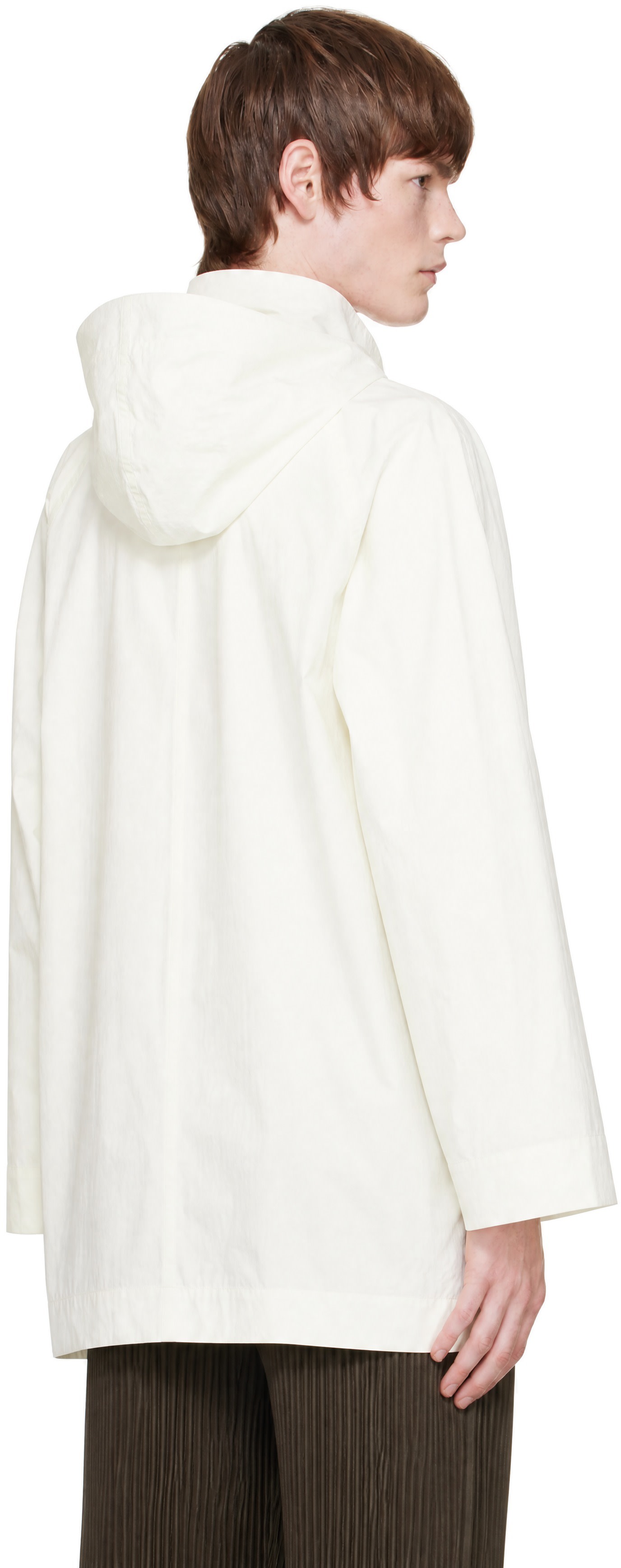 HOMME PLISSÉ ISSEY MIYAKE - Off-White October Split Blouson Jacket