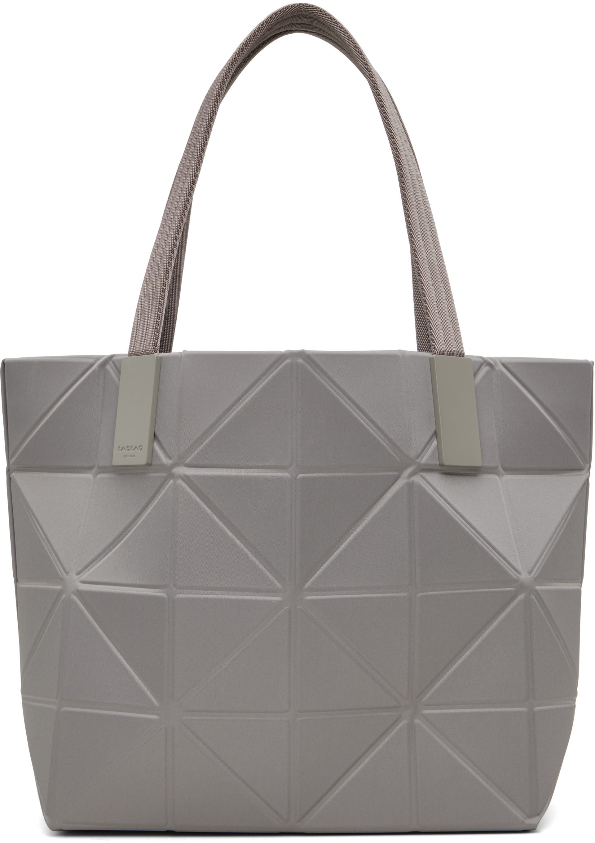 BAO BAO ISSEY MIYAKE: Gray Track Bag | SSENSE