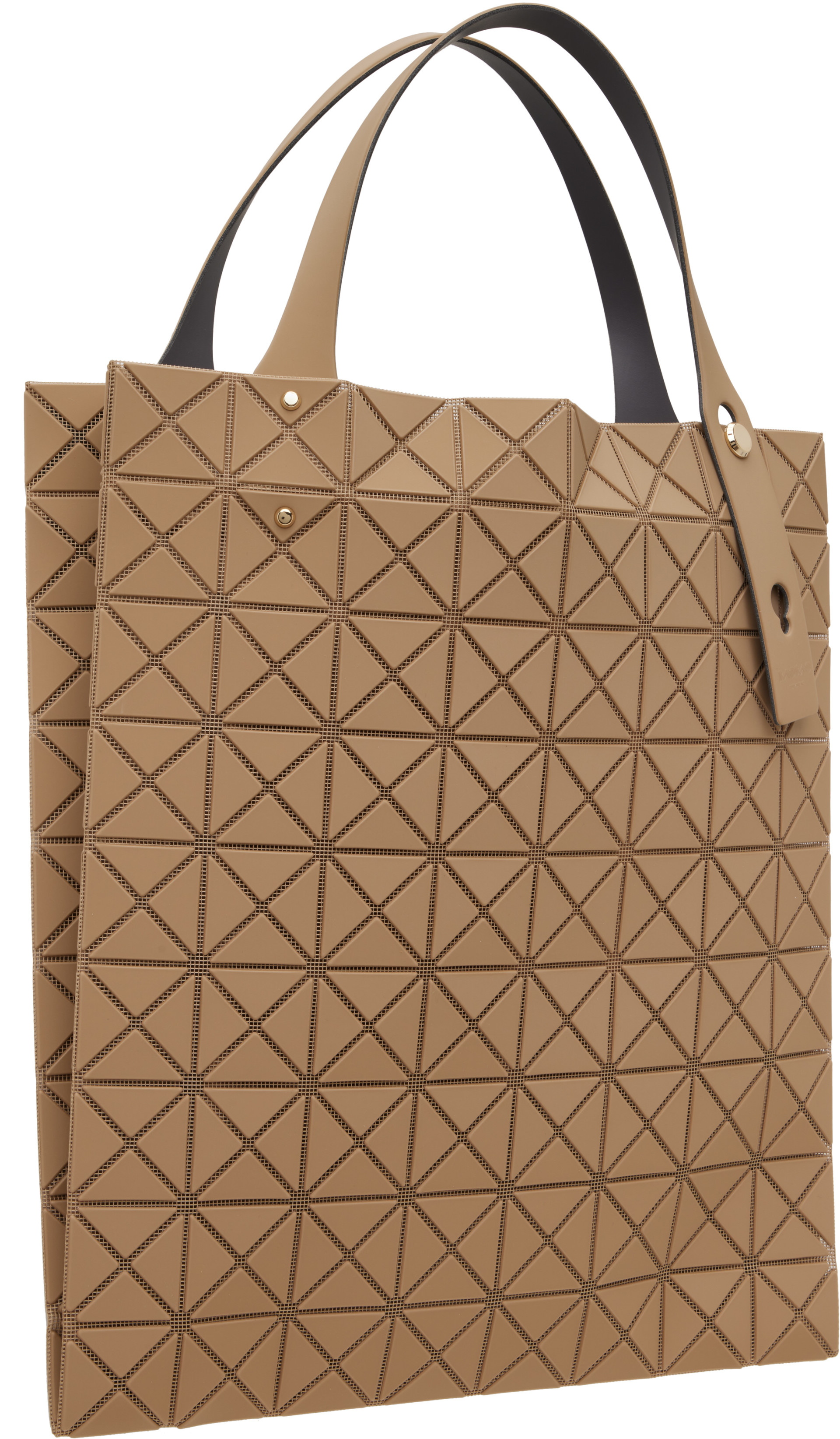 baobao ベージュ トートバッグ BAO BAO ISSEY MIYAKE: Beige Prism Plus Tote | SSENSE