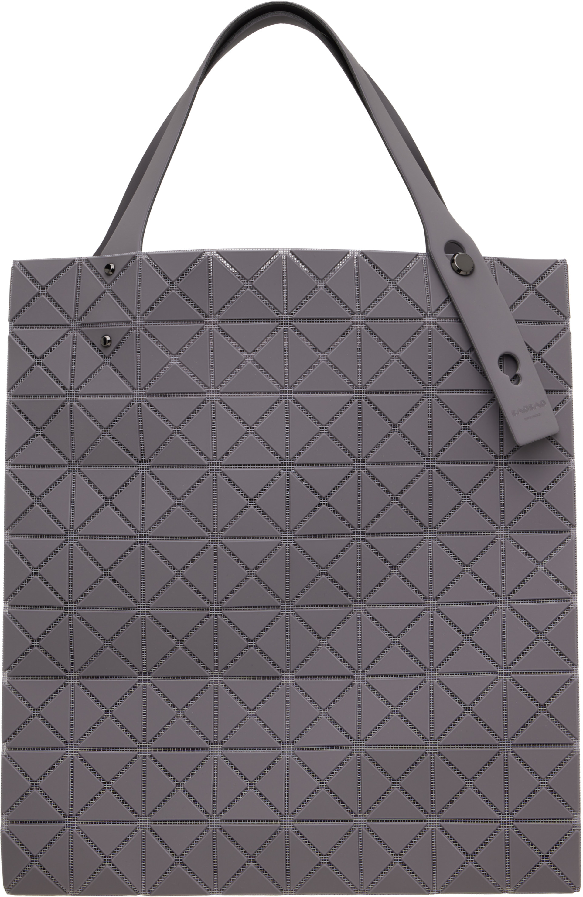 BAO BAO ISSEY MIYAKE: Gray Prism Plus Tote | SSENSE