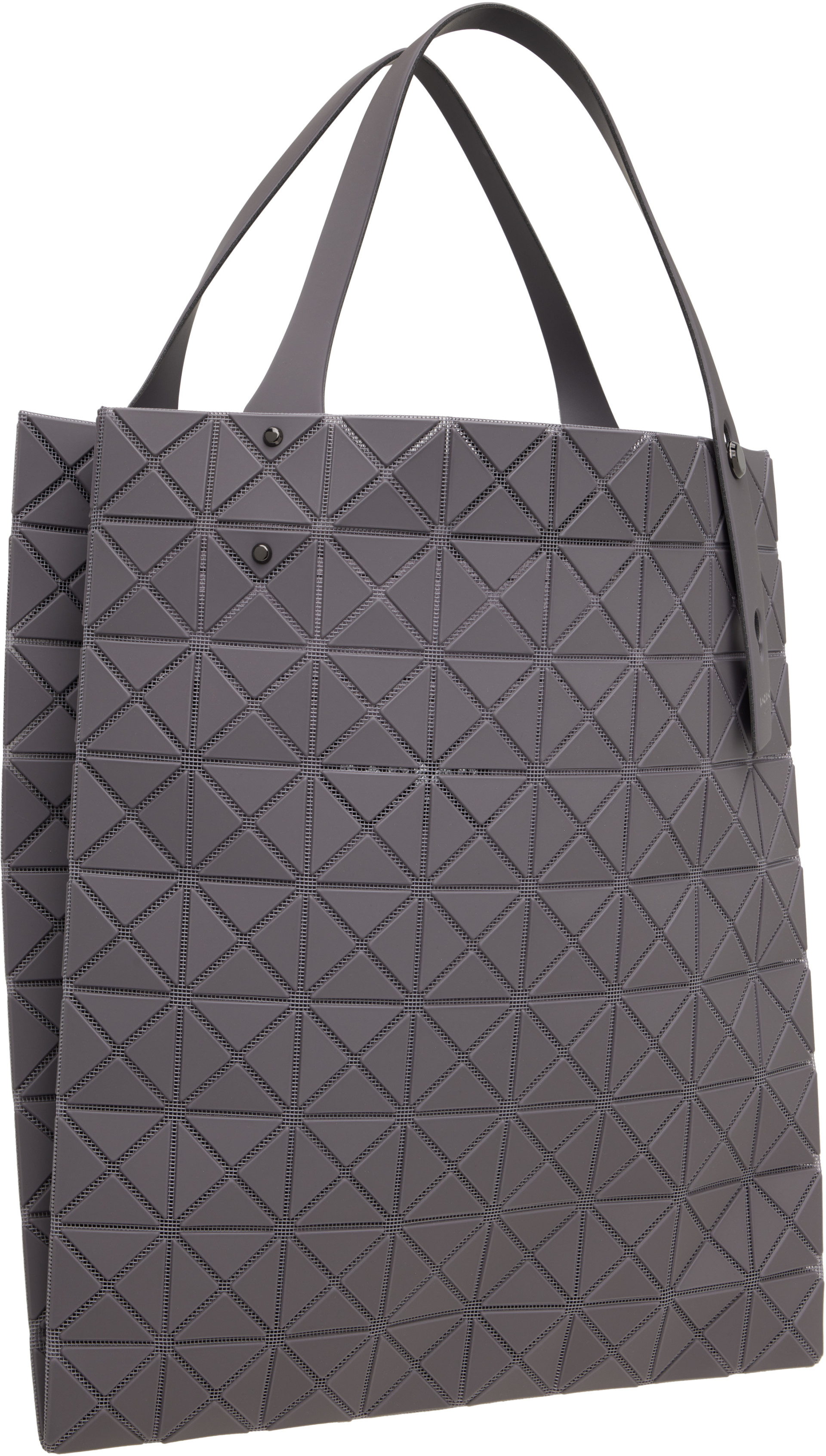 BAO BAO ISSEY MIYAKE トートバッグ マットグレー BAO BAO ISSEY MIYAKE: Gray Prism Plus Tote | SSENSE