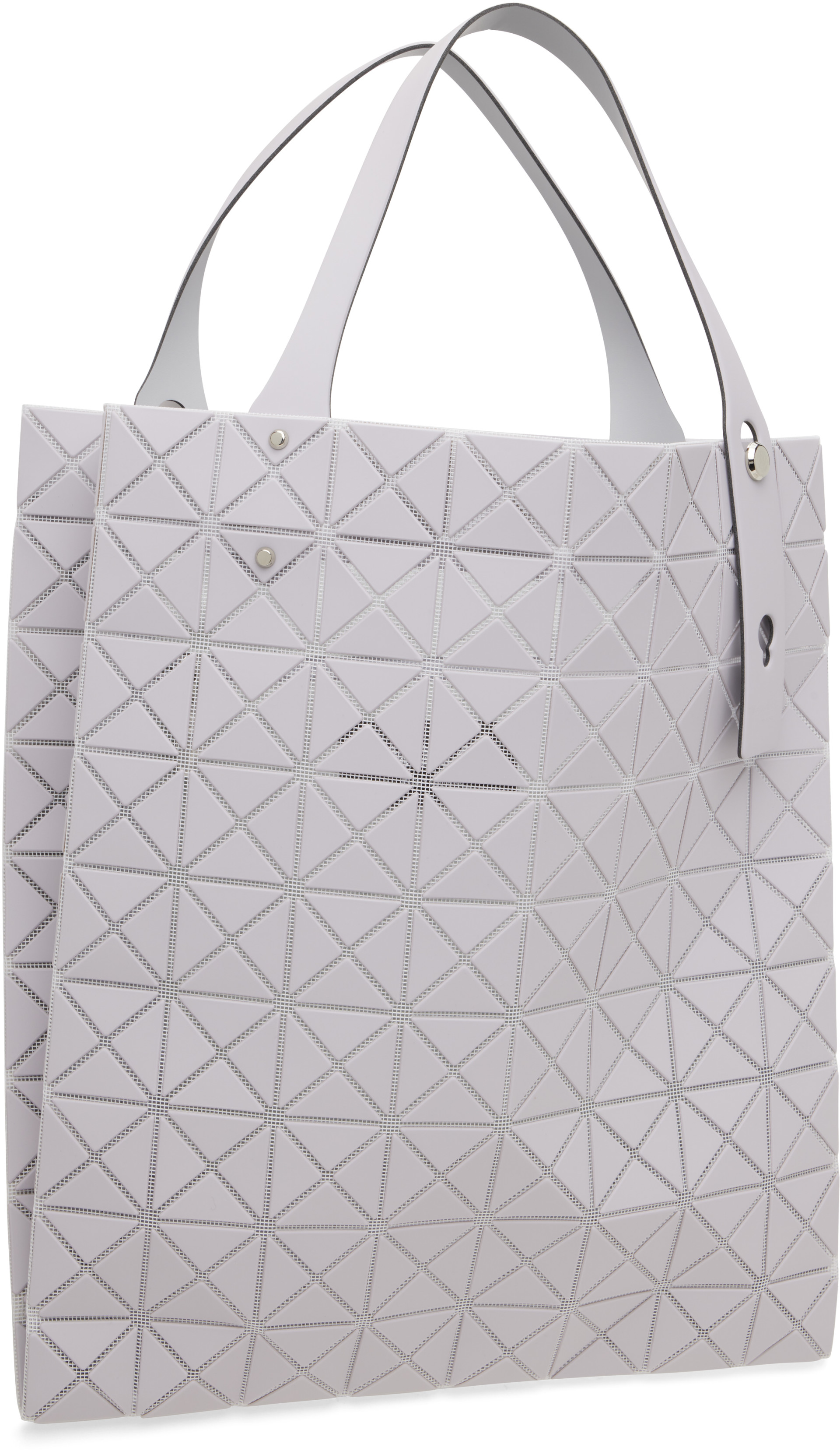 BAO BAO ISSEY MIYAKE: Gray Prism Plus Tote | SSENSE