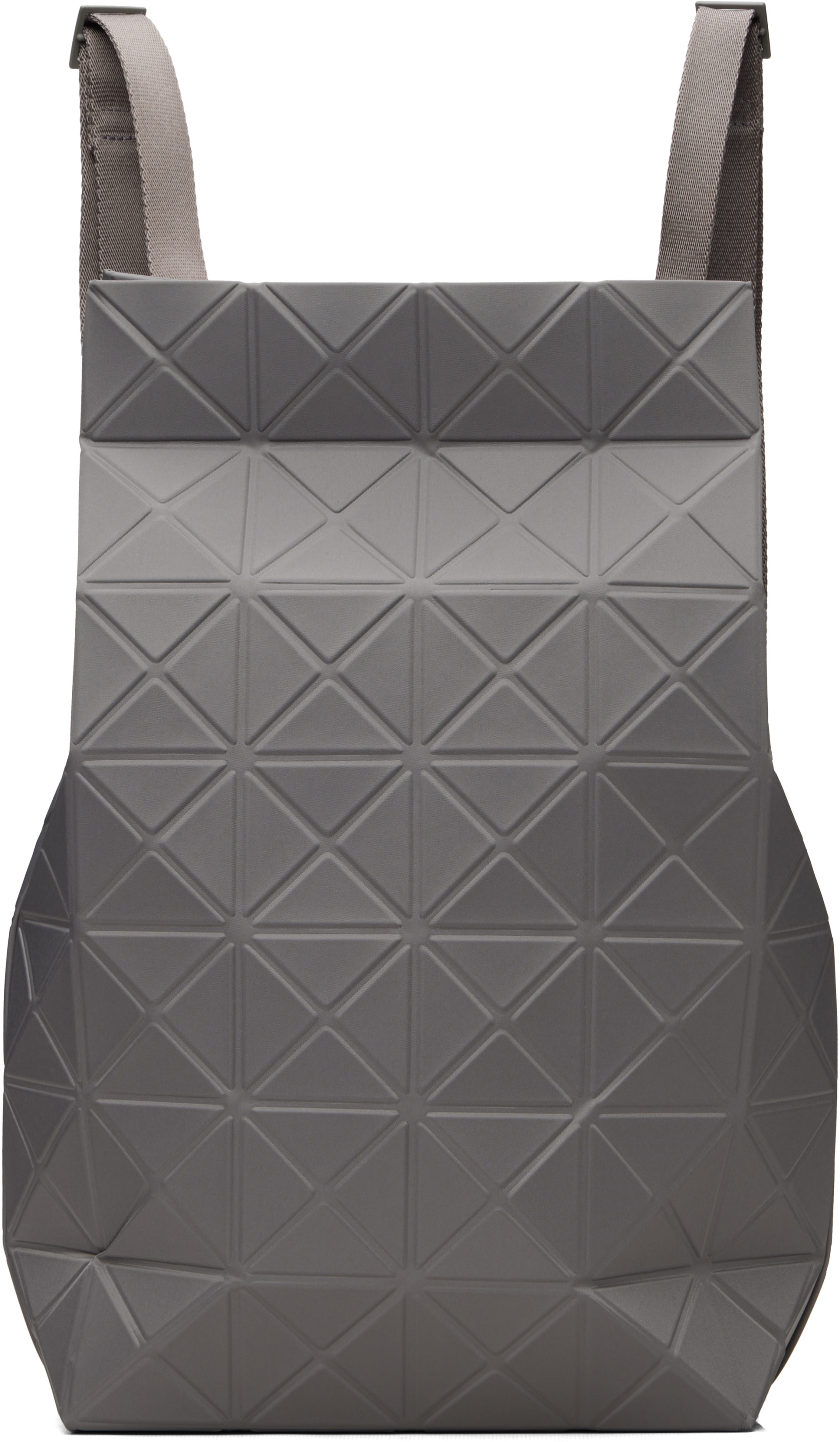 BAO BAO ISSEY MIYAKE - Gray Track Backpack