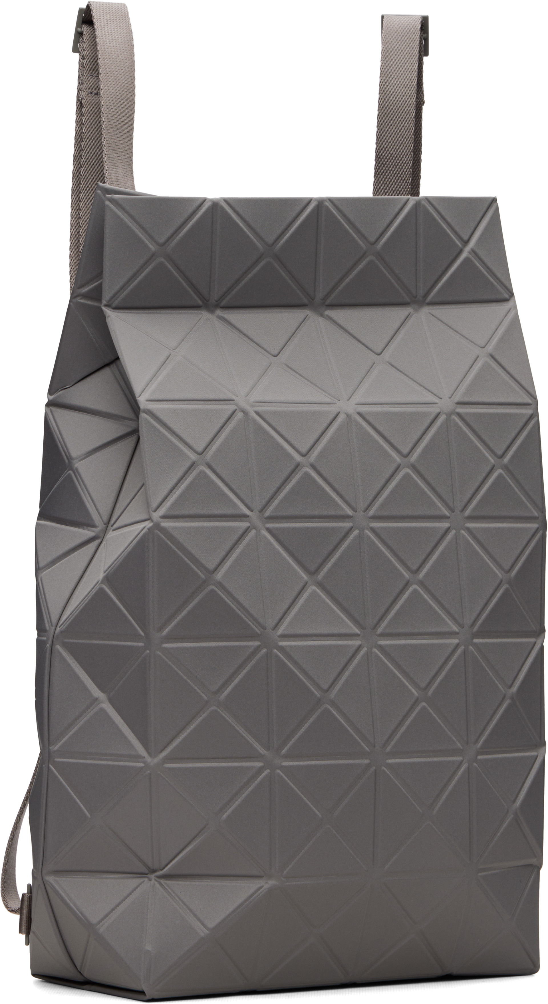 BAO BAO ISSEY MIYAKE - Gray Track Backpack