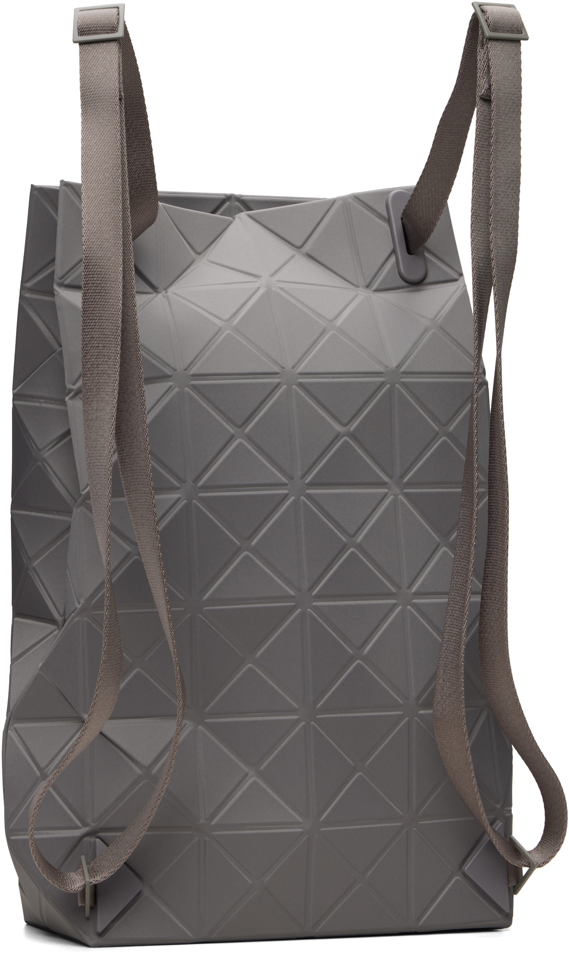 BAO BAO ISSEY MIYAKE - Gray Track Backpack