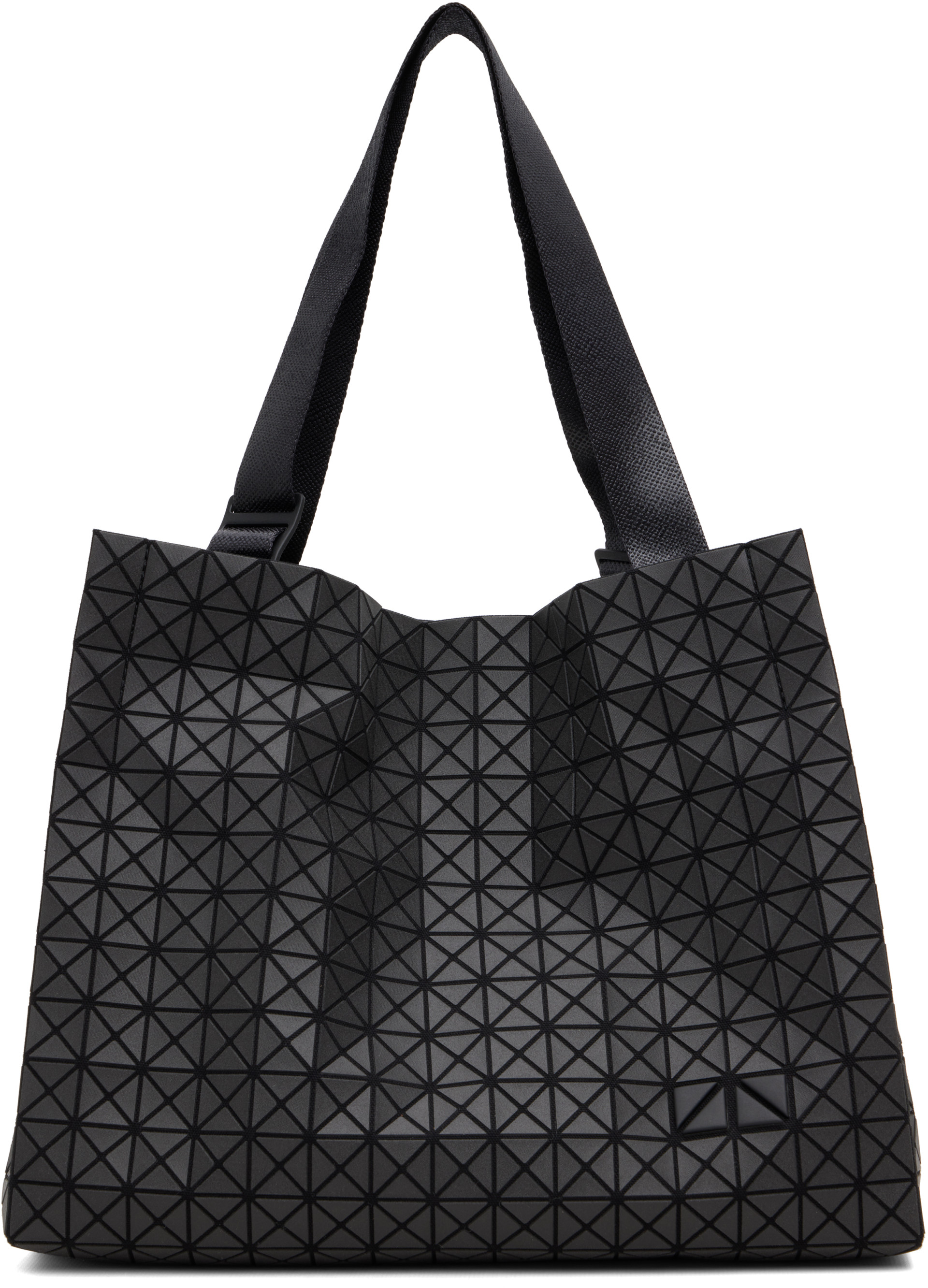 BAO BAO ISSEY MIYAKE トートバッグ ブラック A4収納可 BAO BAO ISSEY MIYAKE: Black Cart Mini Tote | SSENSE