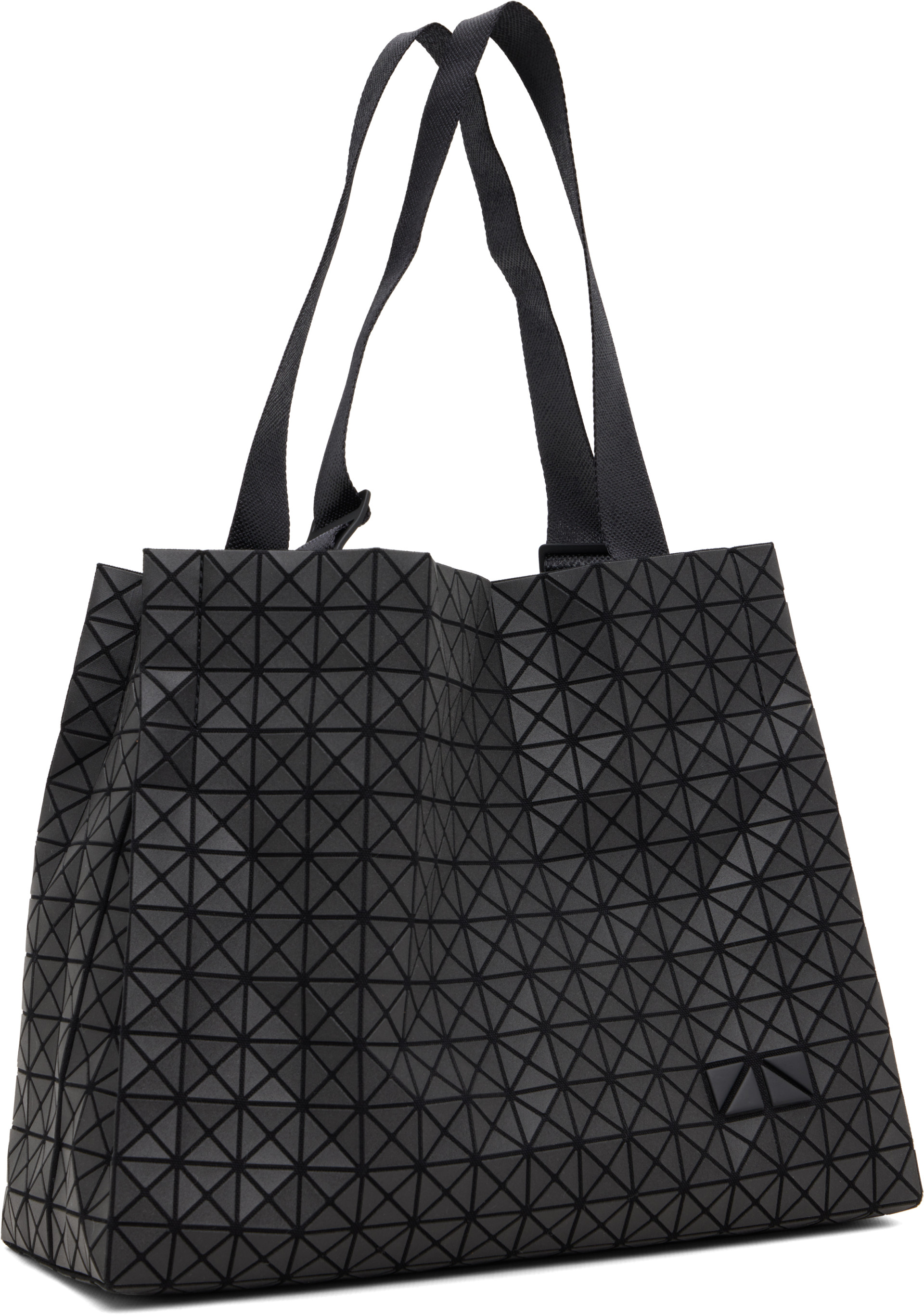 【新品・未使用】BAO BAO ISSEY MIYAKE トートバッグ ブラック BAO BAO ISSEY MIYAKE: Black Cart Mini Tote | SSENSE