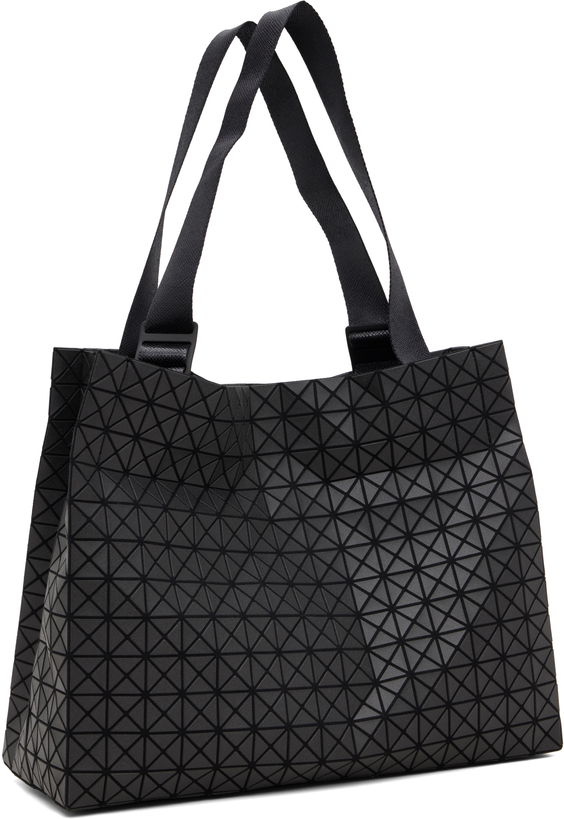 BAO BAO ISSEY MIYAKE トートバッグ ブラック BAO BAO ISSEY MIYAKE: Black Cart Mini Tote | SSENSE