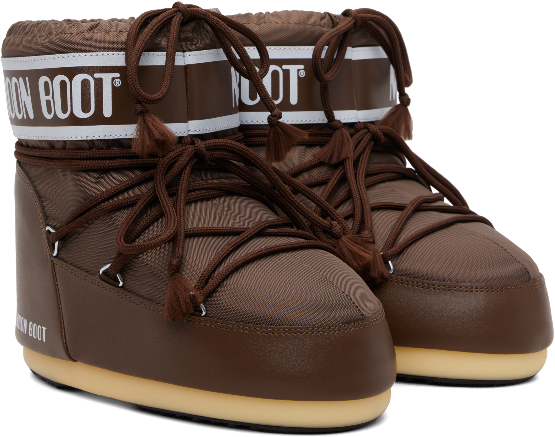 Moon Boot - Bottes Icon brunes en nylon