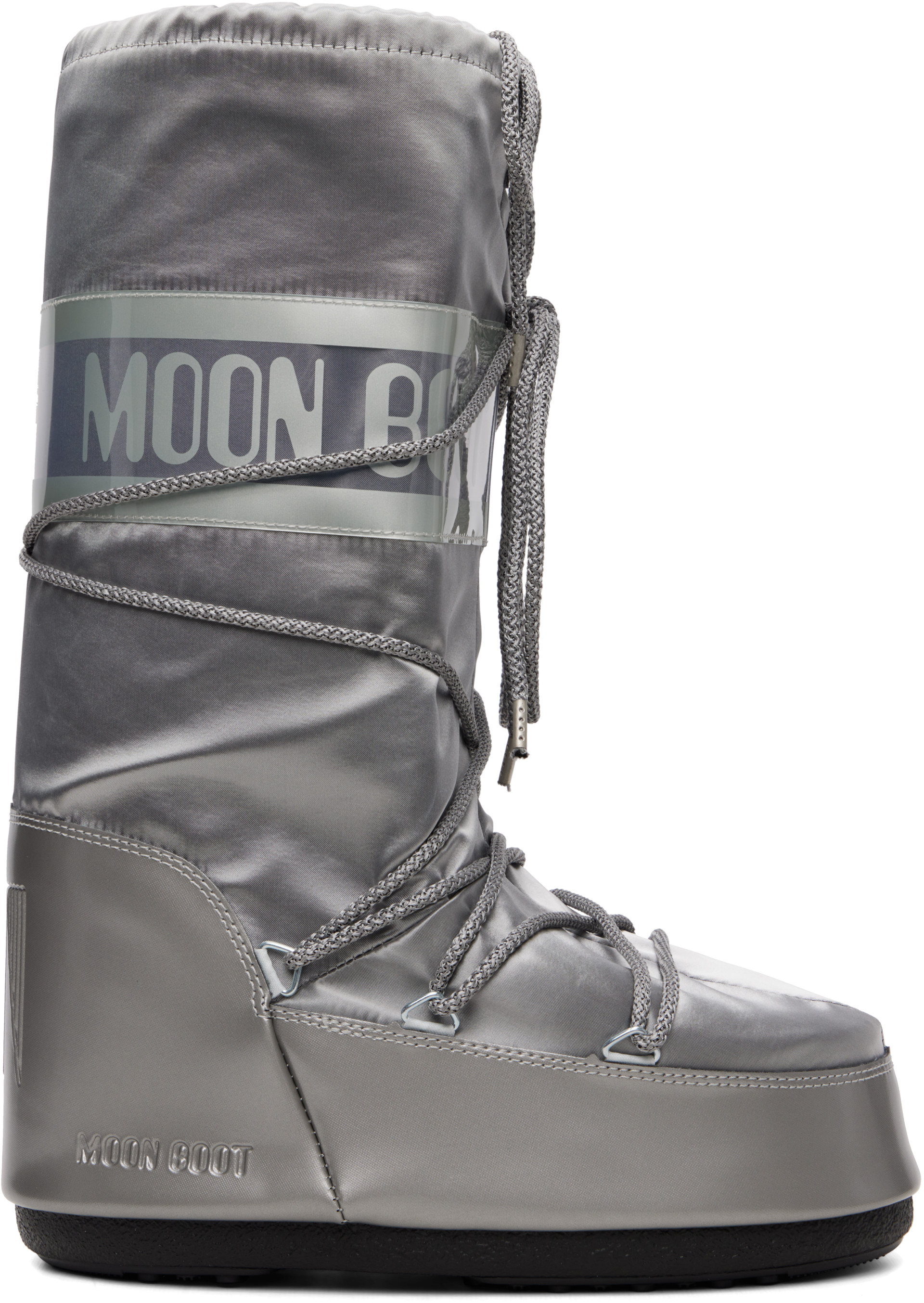 Moon Boot - 실버 아이콘 노 레이스 코멧 크롬 부츠