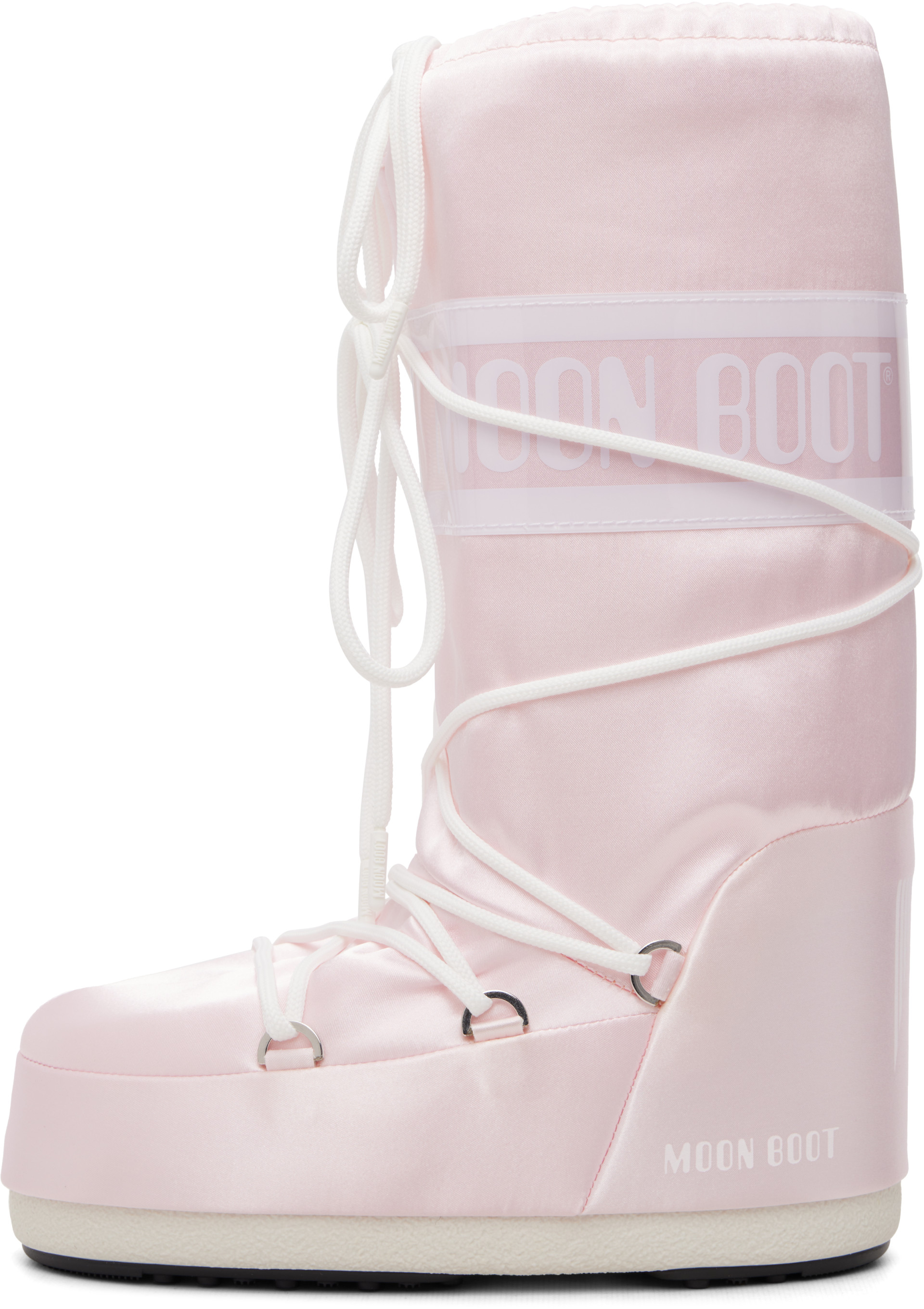 Moon Boot - Bottes hautes Icon roses en satin