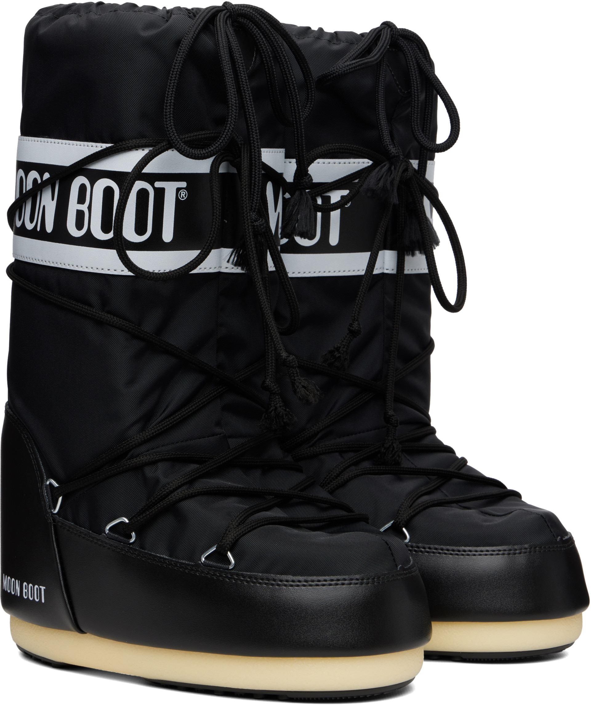 Moon Boot - Bottes Icon noires en nylon