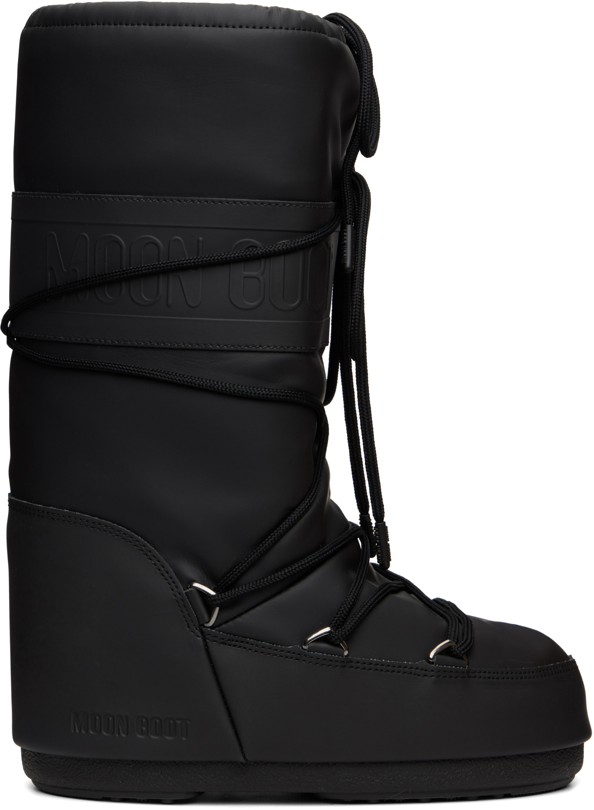 Moon Boot - Black Icon Rubber Boots