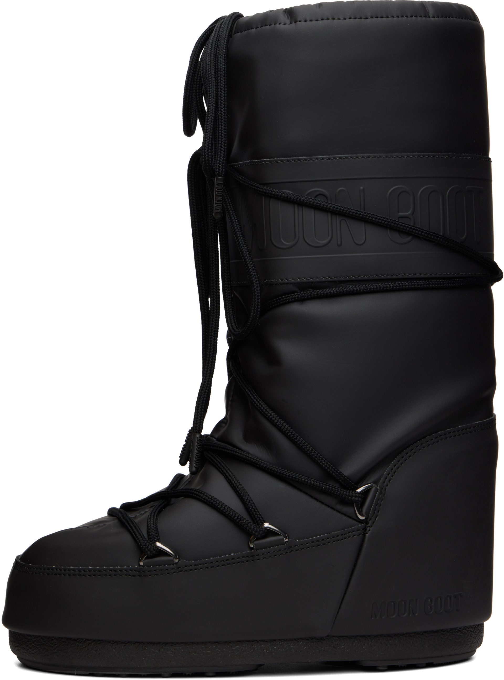 Moon Boot - Black Icon Rubber Boots