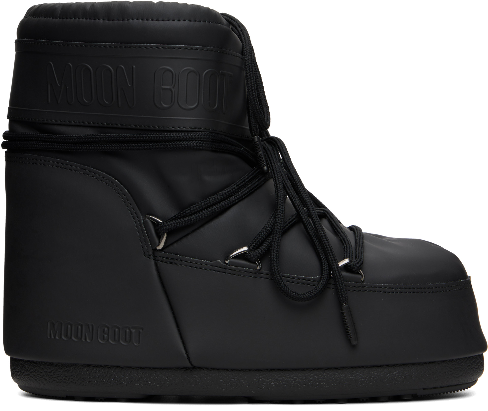 Moon Boot - Black Icon Low Rubber Boots