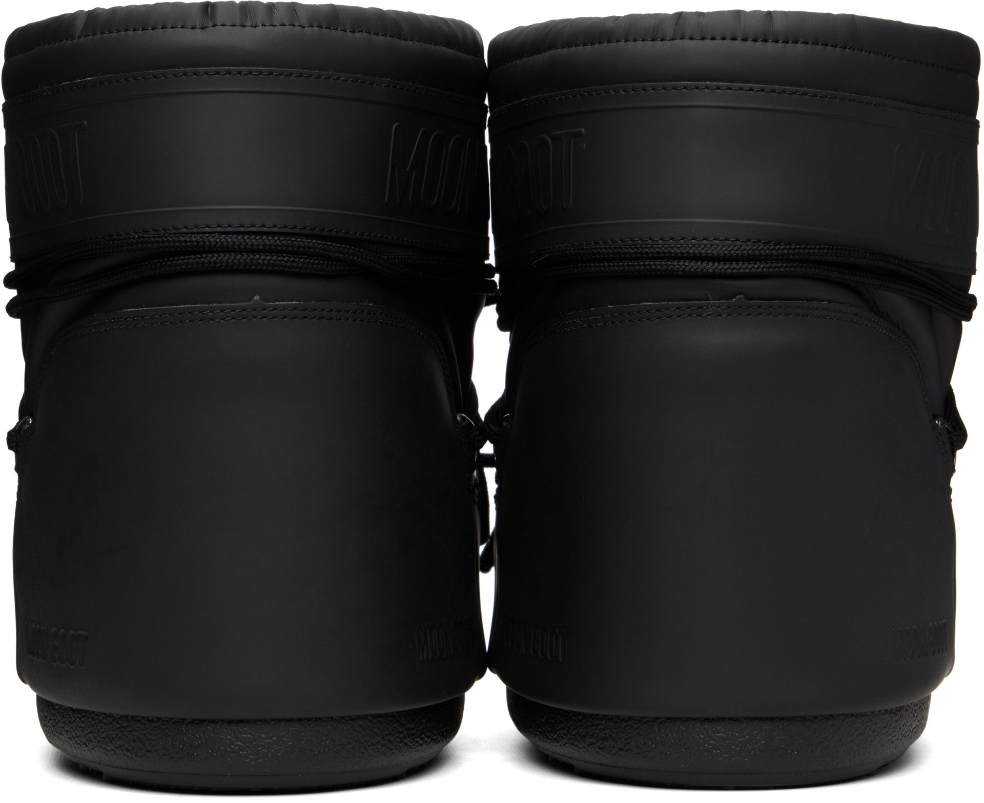 Moon Boot - Bottines Icon noires en caoutchouc