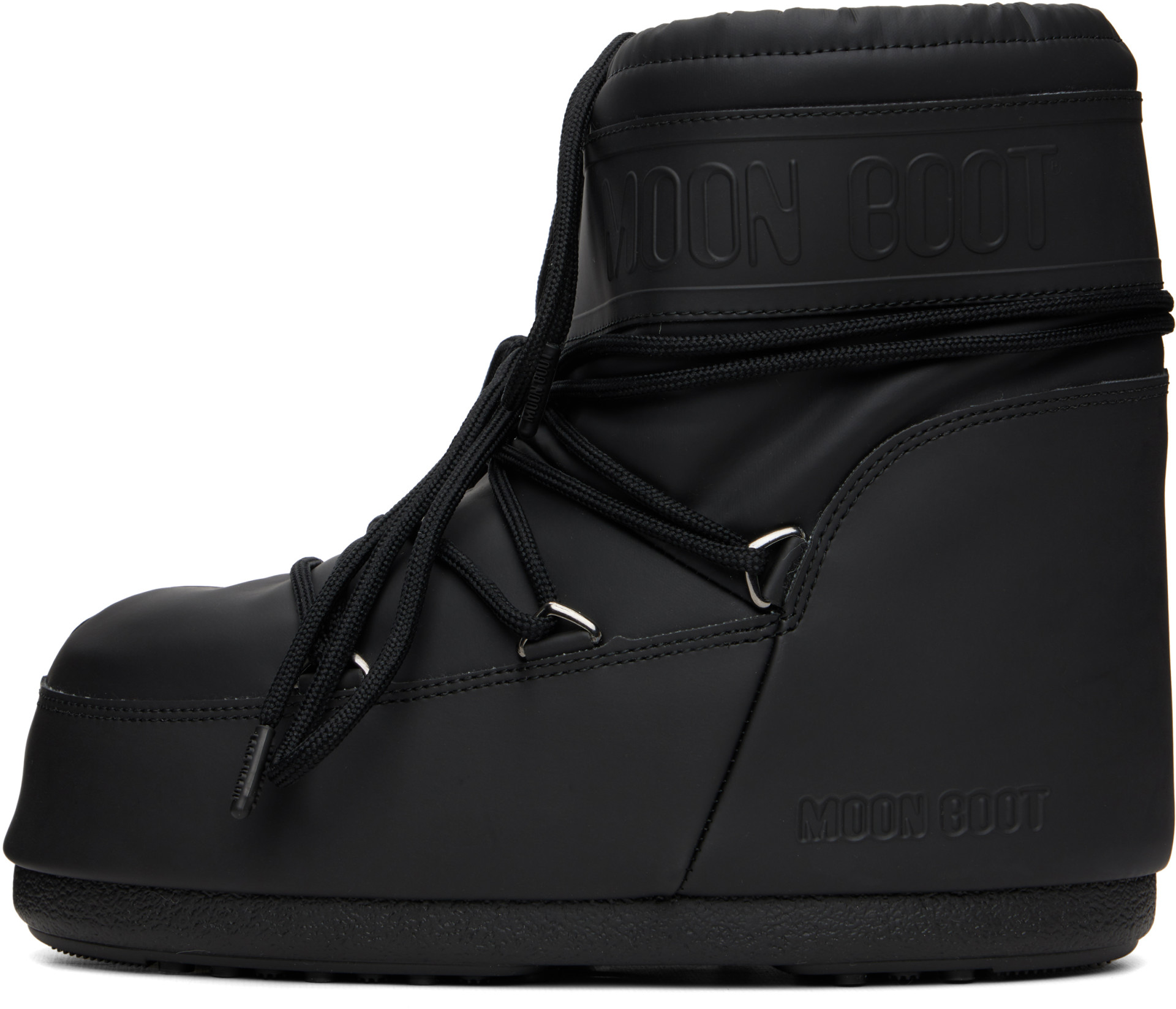 Moon Boot - Black Icon Low Rubber Boots