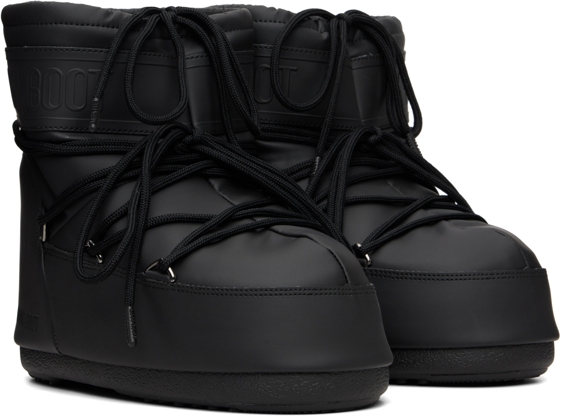 Moon Boot - Black Icon Low Rubber Boots