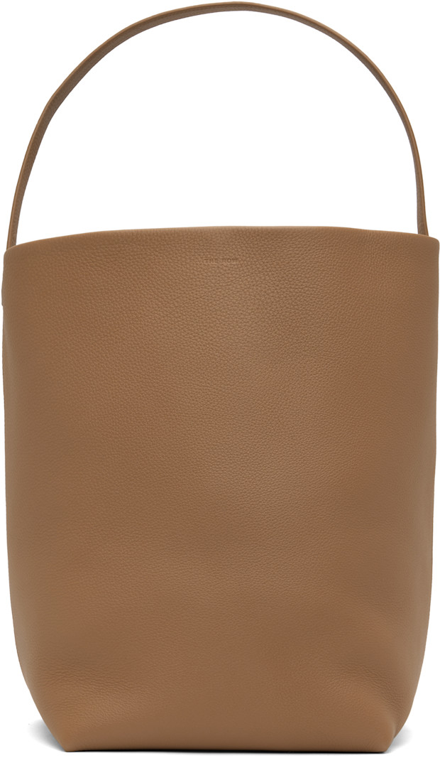 Beige Large N/S Park Tote Pebble SSENSE