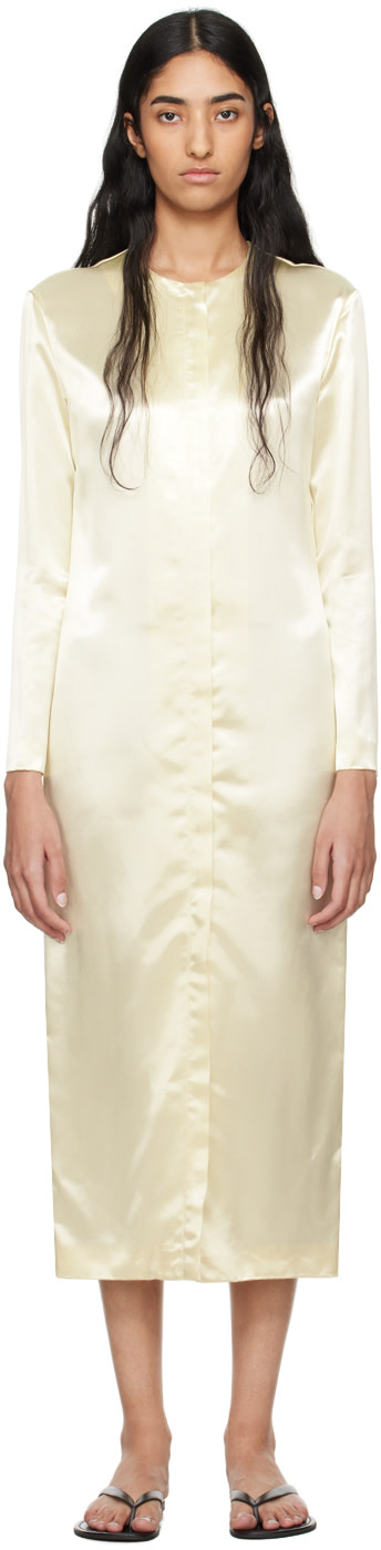 THE ROW Off-White Iside Maxi Dress