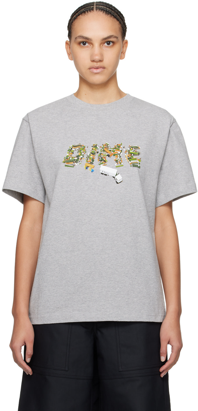 Dime Gray Lfg T-shirt In Heather Gray