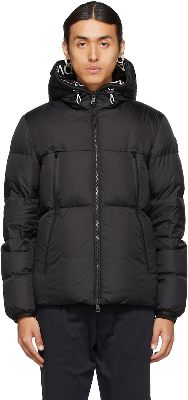 Moncler: ブラック Montcla ダウン ジャケット | SSENSE 日本