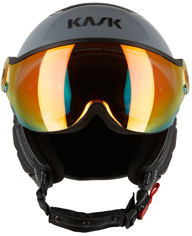 KASK: Grey Piuma R Visor Helmet | SSENSE Canada