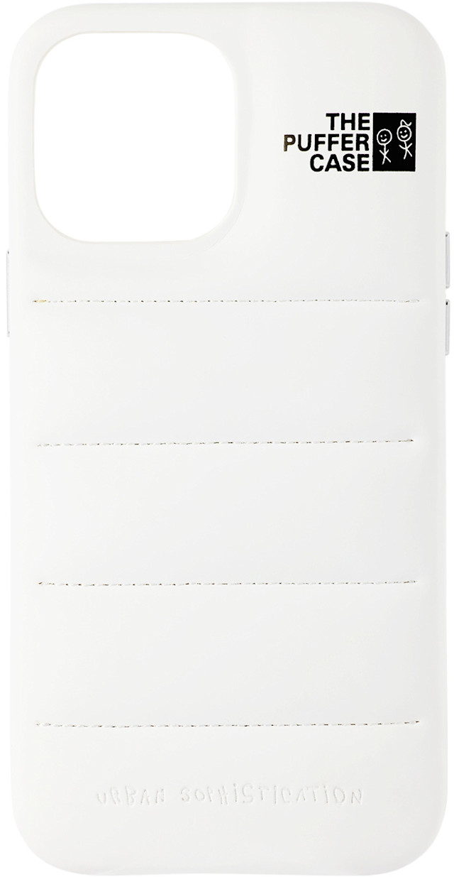 Urban Sophistication: ホワイト The Puffer Case iPhone 13 Pro Max