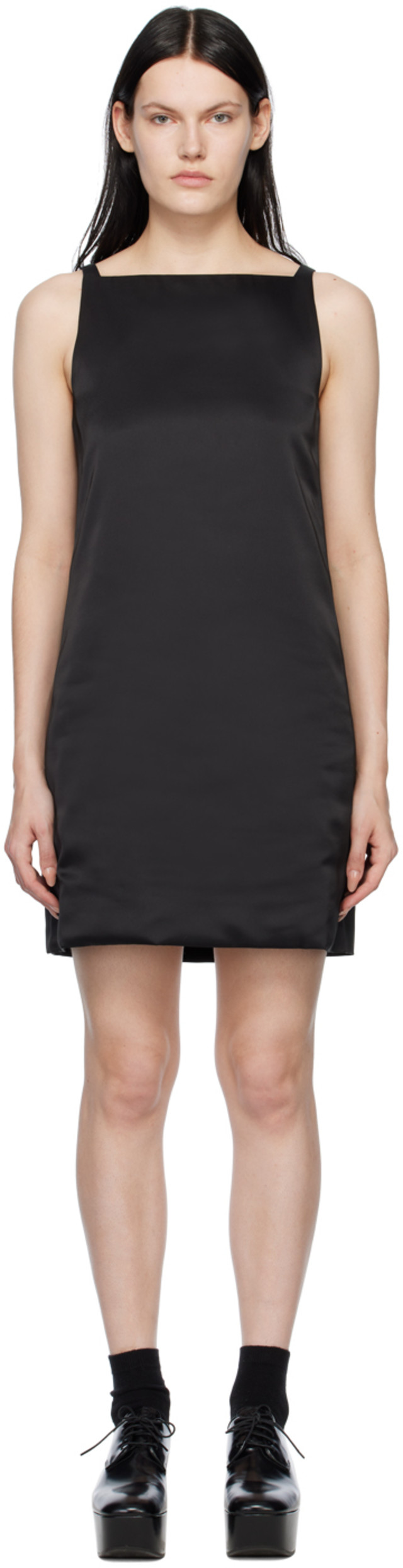 Proenza Schouler: Black Proenza Schouler White Label Sleeveless Minidress |  SSENSE Puerto Rico