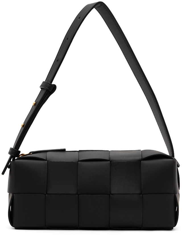 Bottega Veneta: Black Brick Cassette Bag | SSENSE