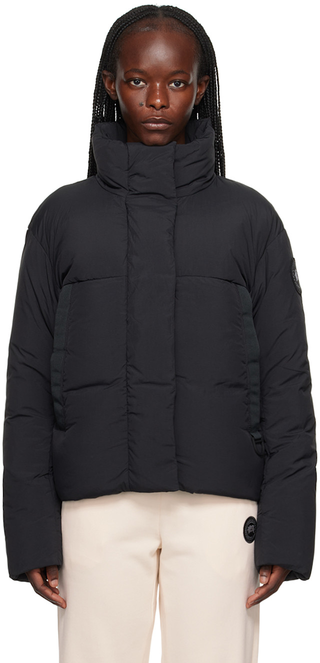 ウェア JON Canada Goose: Black 'Black Label' Junction Down Jacket | SSENSE Canada